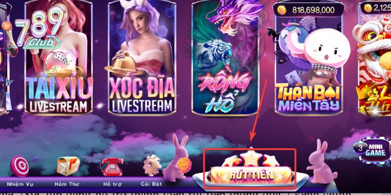 Rút tiền 789Club – Rinh tiền thắng về túi chỉ sau 1 phút 3 Bet thủ nên truy cập link rút tiền tại cổng game 789Club uy tín