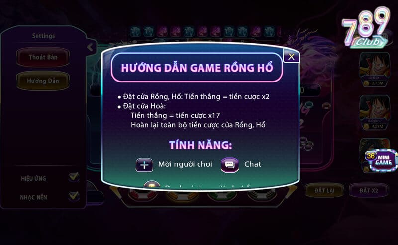 Rồng Hổ - Hướng dẫn từ A đến Z cho người mới bắt đầu 3 Rồng Hổ