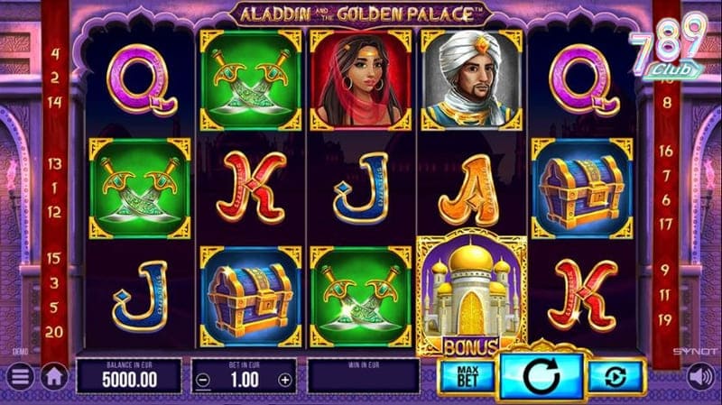 Bí quyết săn hũ cực đỉnh với Aladdin Slots tại 789club 2 Aladdin Slots